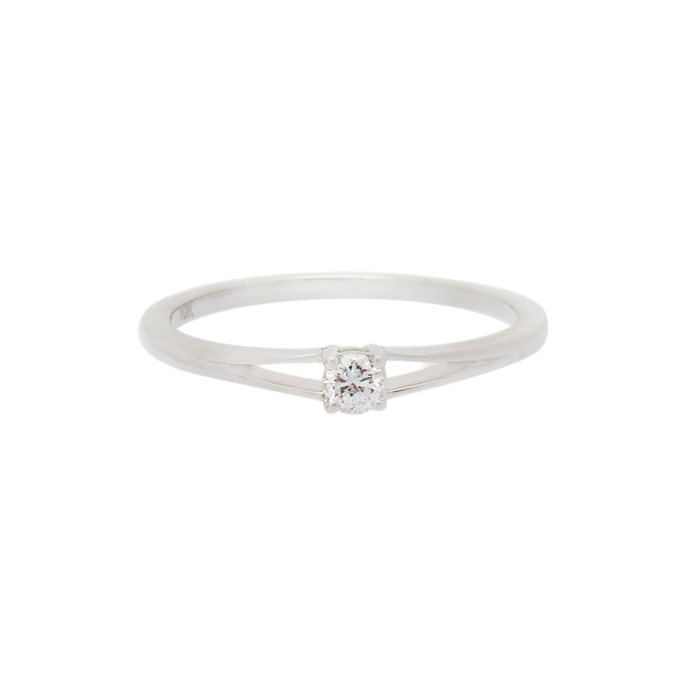 Promise ring Gold Diamond Rings Solitaire 1