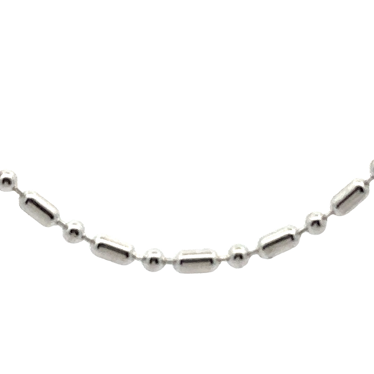 Silver Crystal chain necklace 3