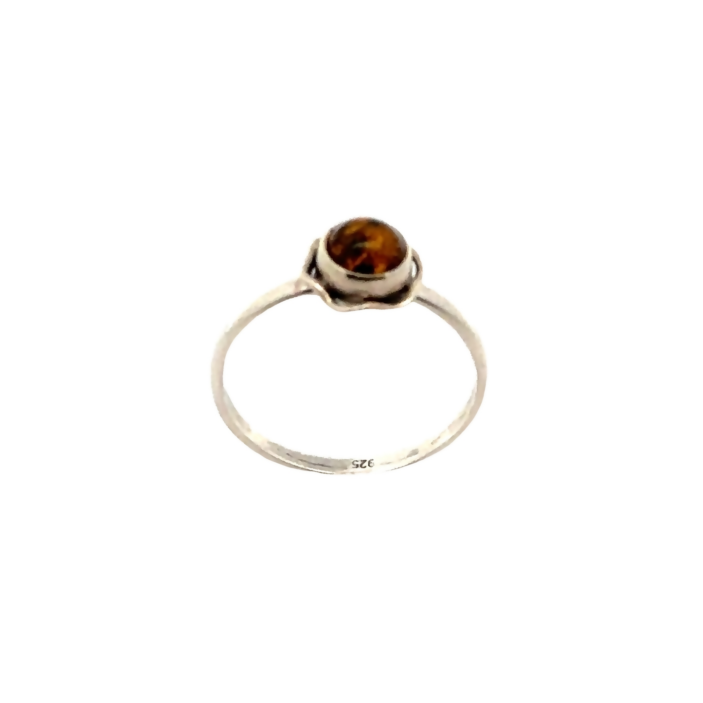 Boho Cat Eye Gemstone Solitaire Ring