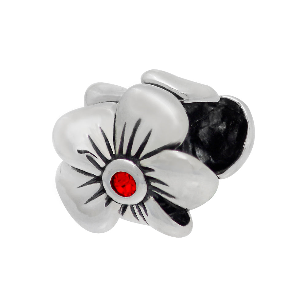 Cute Radiant sterling silver charm for bracelets and necklaces by Jewelery4u