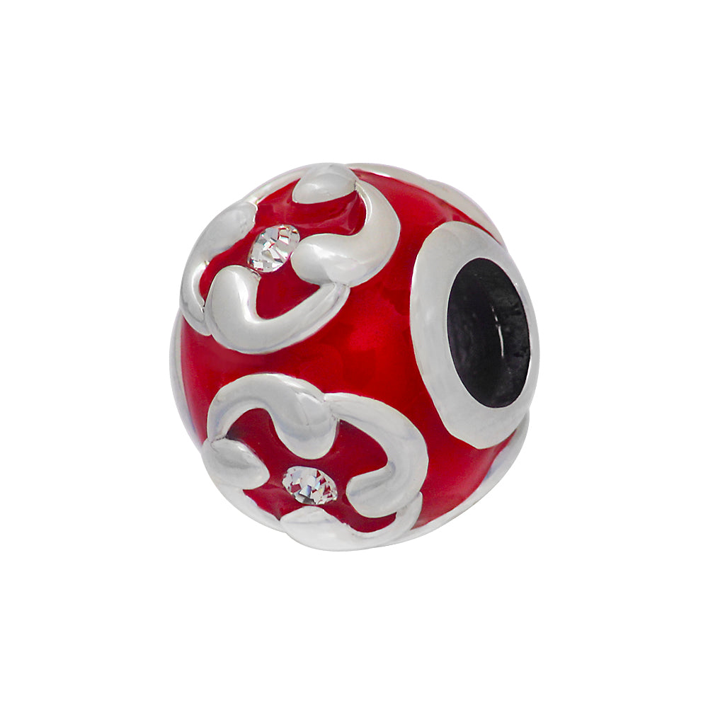 Cute Ethereal sterling silver charm for bracelets and necklaces by Jewelery4u