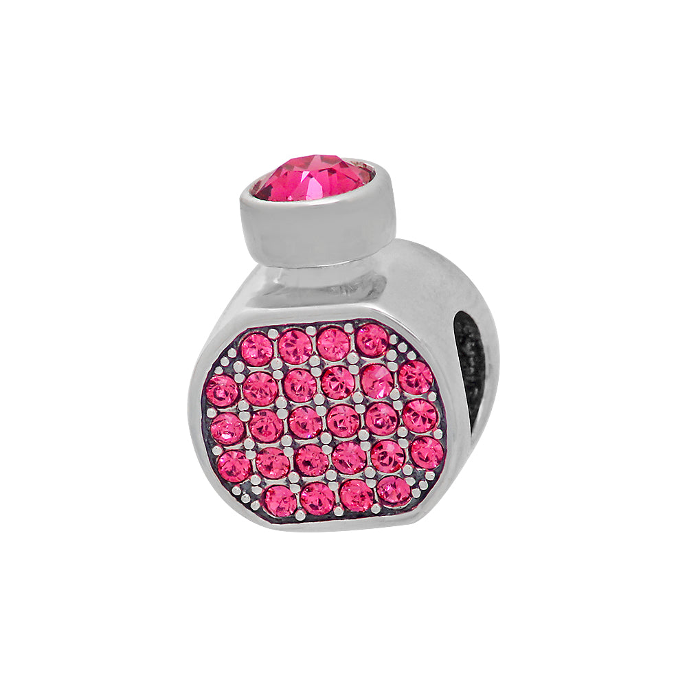 Cute Perfume sterling silver charm for bracelets and necklaces by Jewelery4u