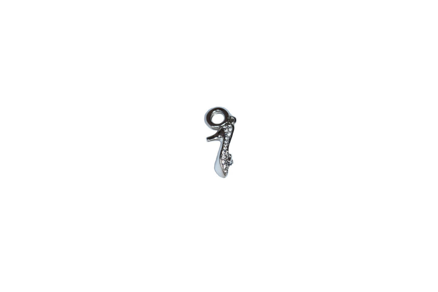 Cute High Heel sterling silver charm for bracelets and necklaces by Jewelery4u