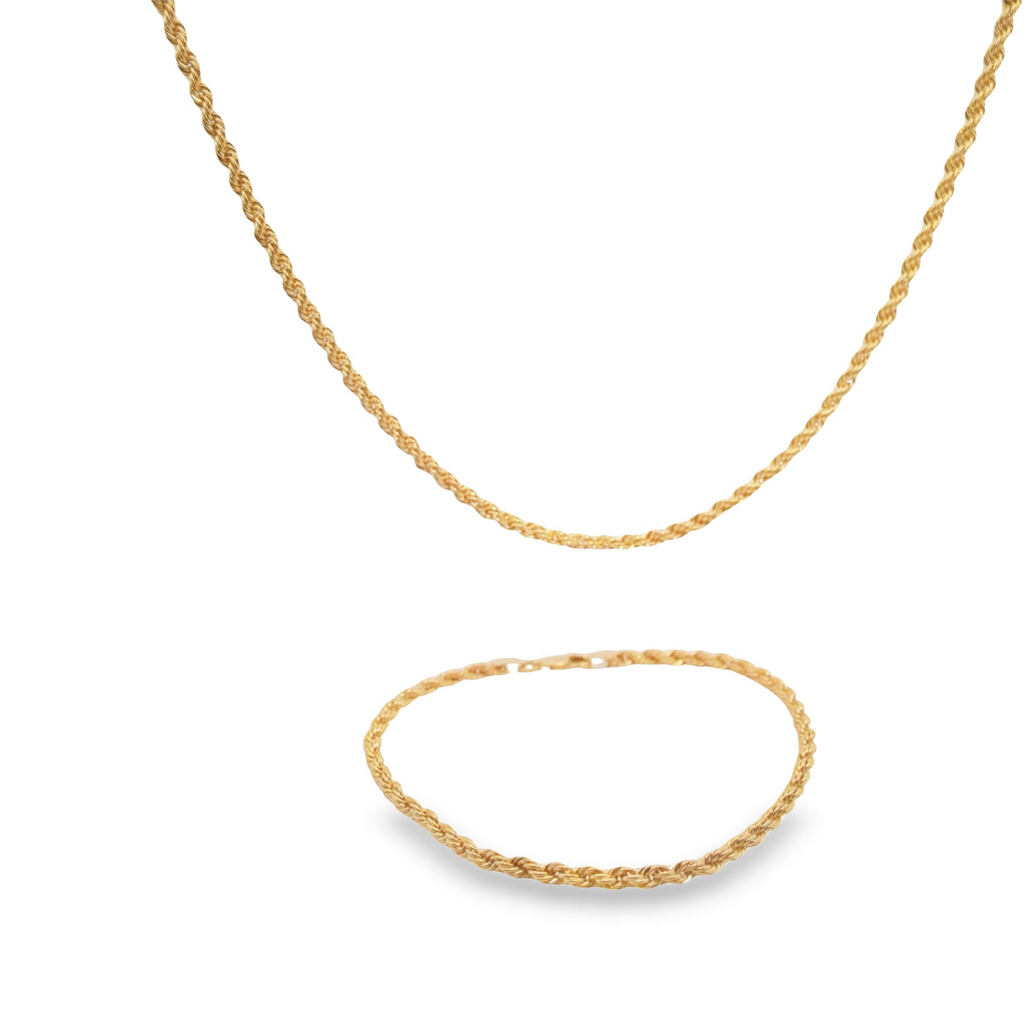 chain, necklace, gold 10K, rope 3