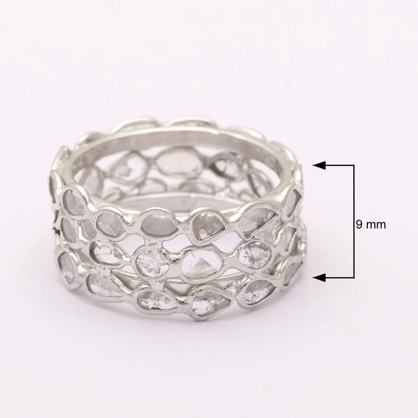2ct Diamond Polki Ring