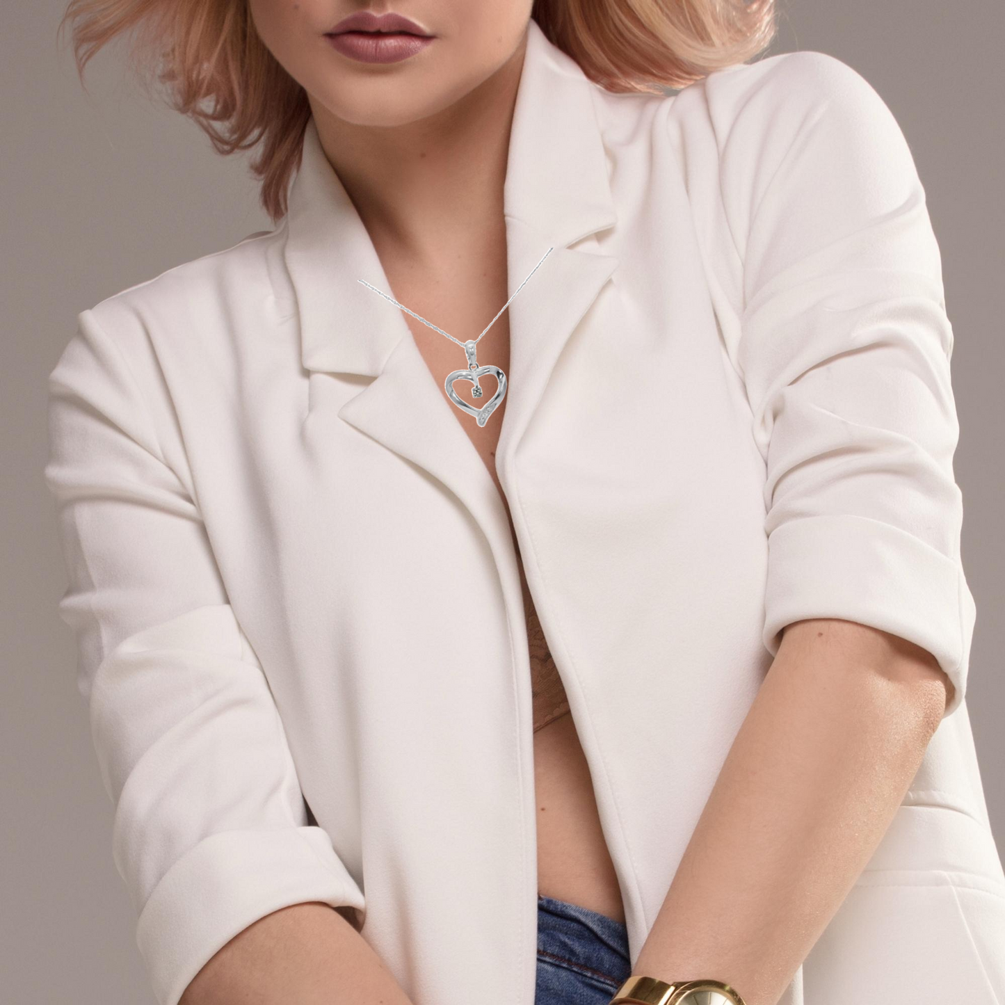 Willow Sapphire Sterling Silver Pendant