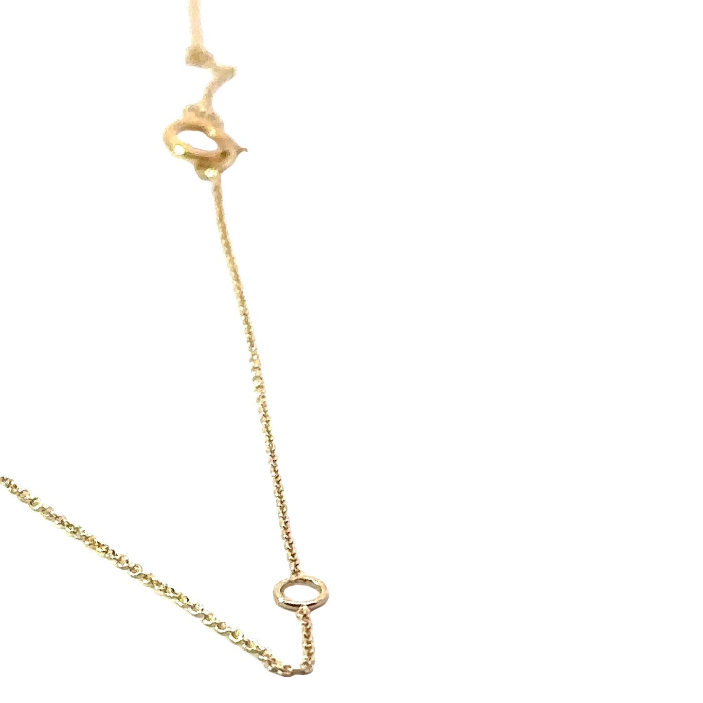 G Initial Diamond Pendant Necklace