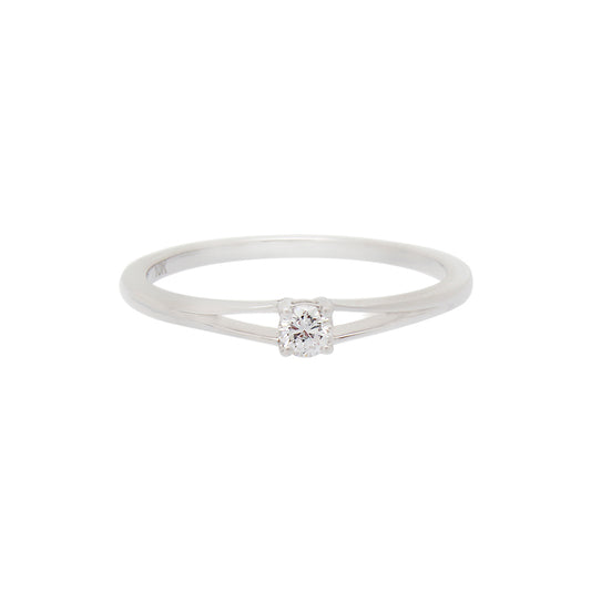 Promise ring Gold Diamond Rings  Solitaire  1