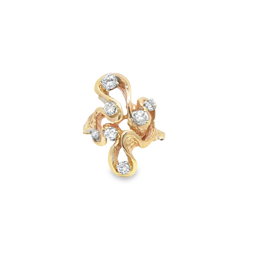 Ariadne Openable Floral Diamond Ring