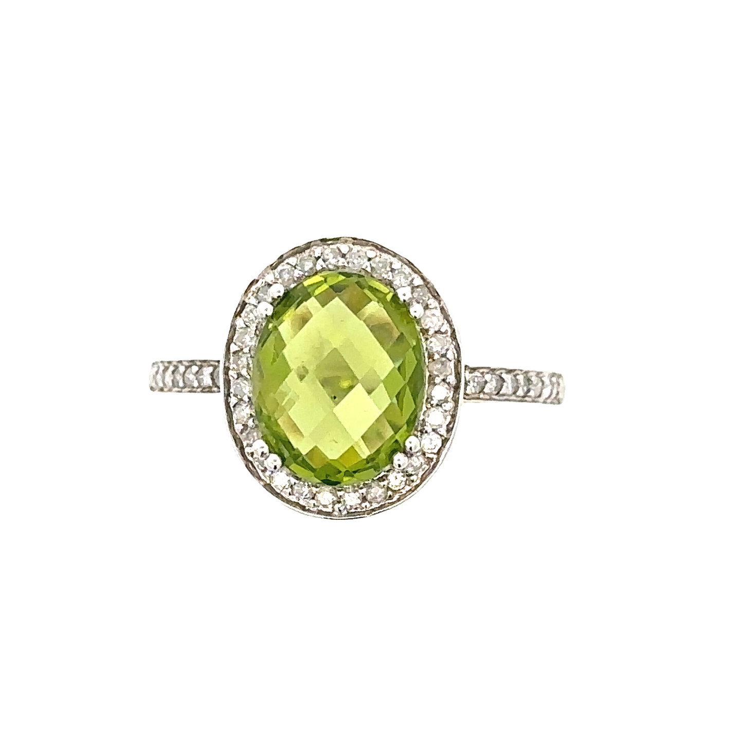 Birthstone gemstone gold diamonds rings Peridot 1