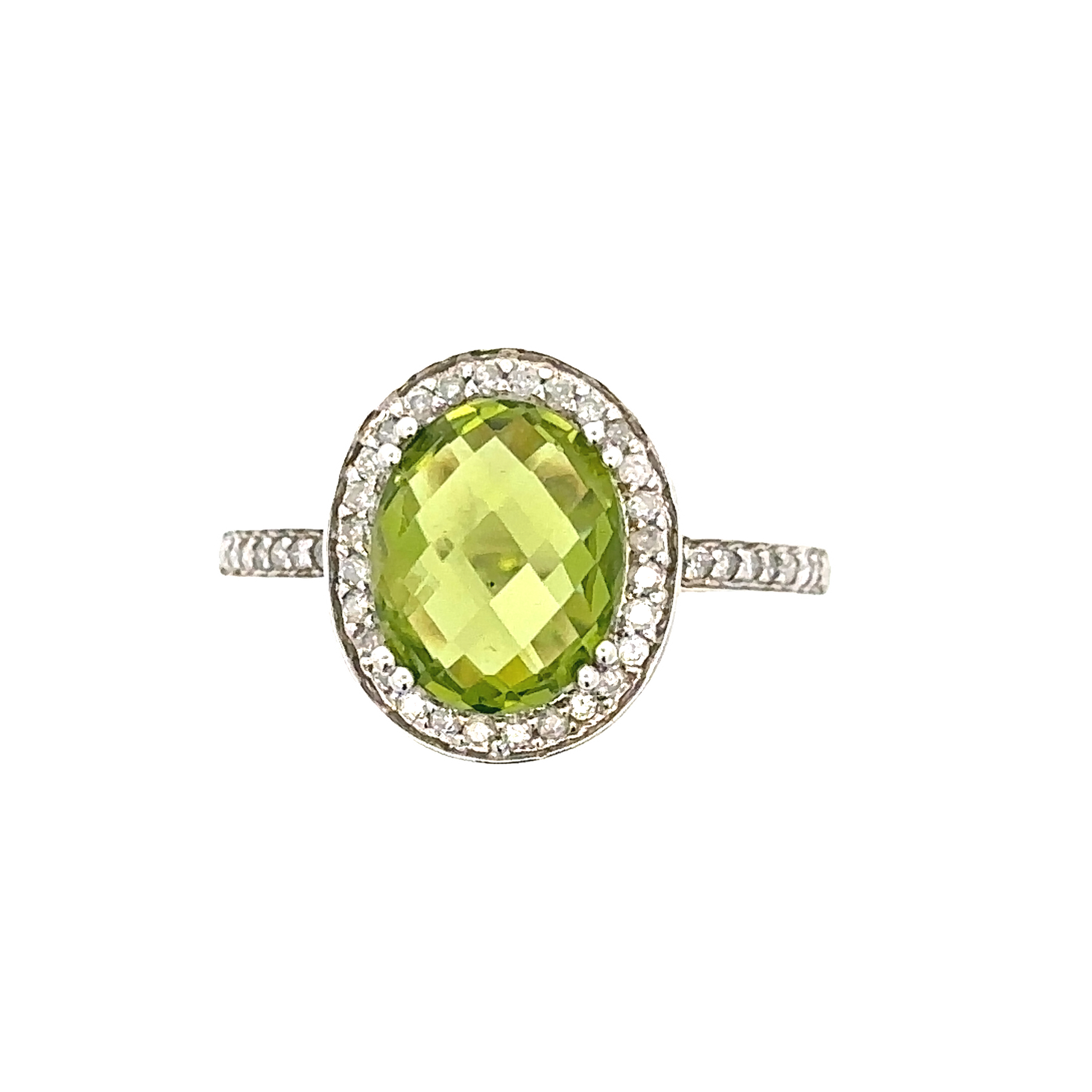 Birthstone gemstone gold diamonds rings Peridot 1