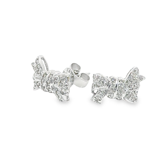 0.25ct Round diamond stud earrings for her online by Jewelery4u