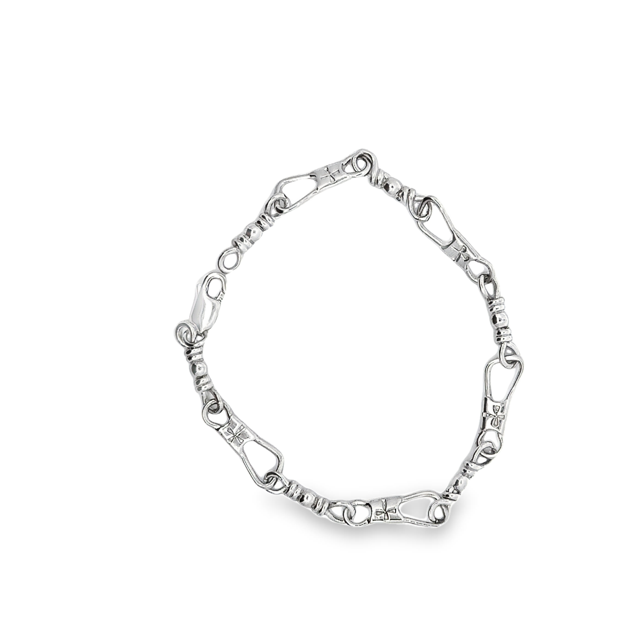 Pulsera de cadena de plata de ley Amara