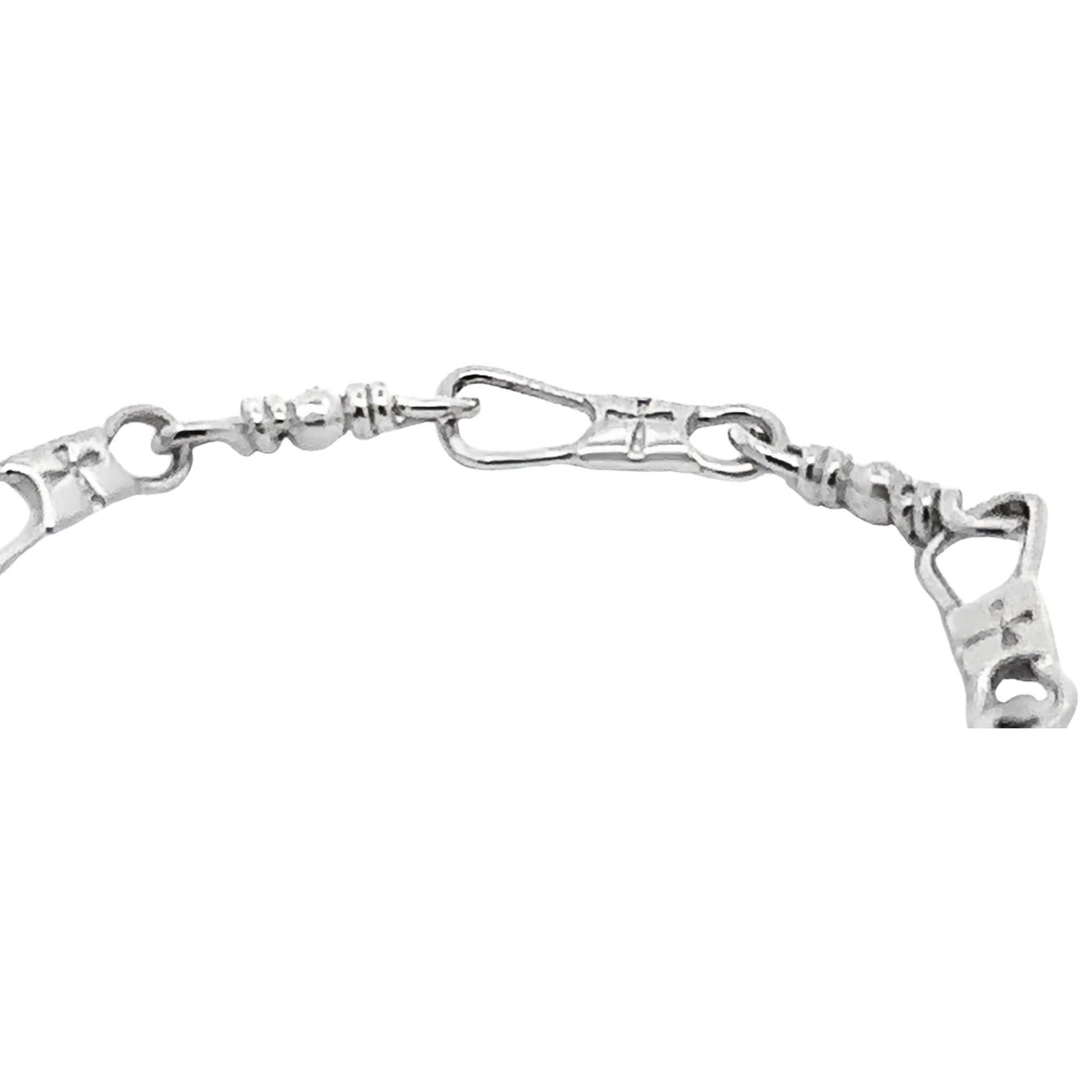 Pulsera de cadena de plata de ley Amara