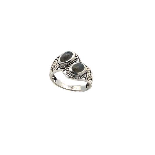 ring sterling silver gemstone 9