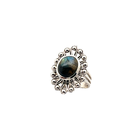 ring sterling silver gemstone 1