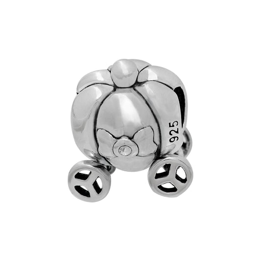 Cute Stroller sterling silver charm for bracelets and necklaces by Jewelery4u