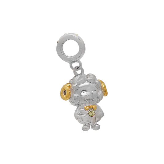 Cute Astrid sterling silver charm for bracelets and necklaces by Jewelery4u