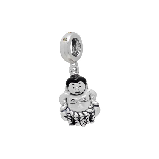 Cute Genevieve sterling silver charm for bracelets and necklaces by Jewelery4u