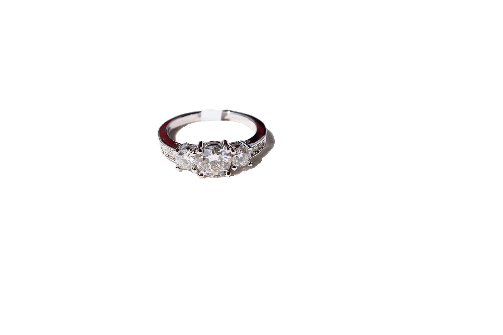 Moissanite Silver rings Bridal Engagement 2