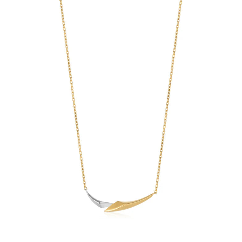 Gold Arrow Chain Necklace by Ania Haie