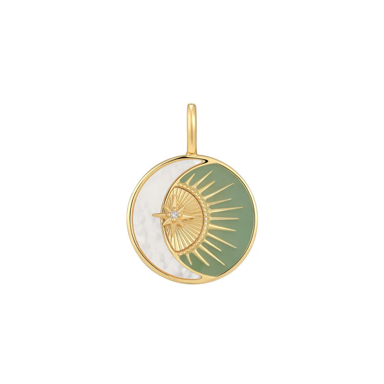 Gold Eclipse Charm by Ania Haie