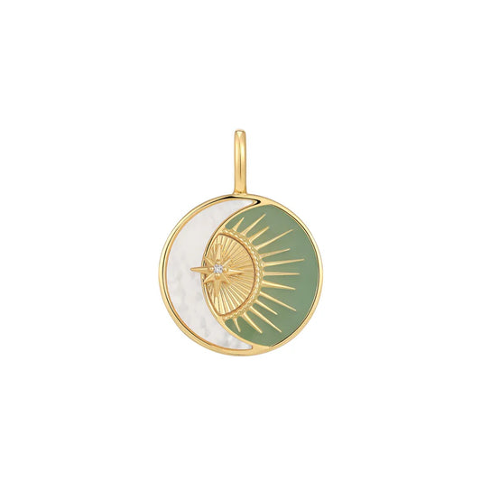 Gold Eclipse Charm by Ania Haie