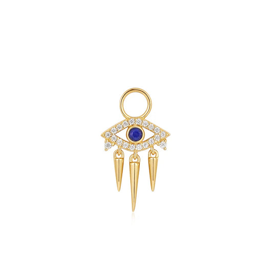 Gold Evil Eye Earring Charm by Ania Haie