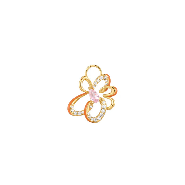 Gold Flower Earring Charm by Ania Haie