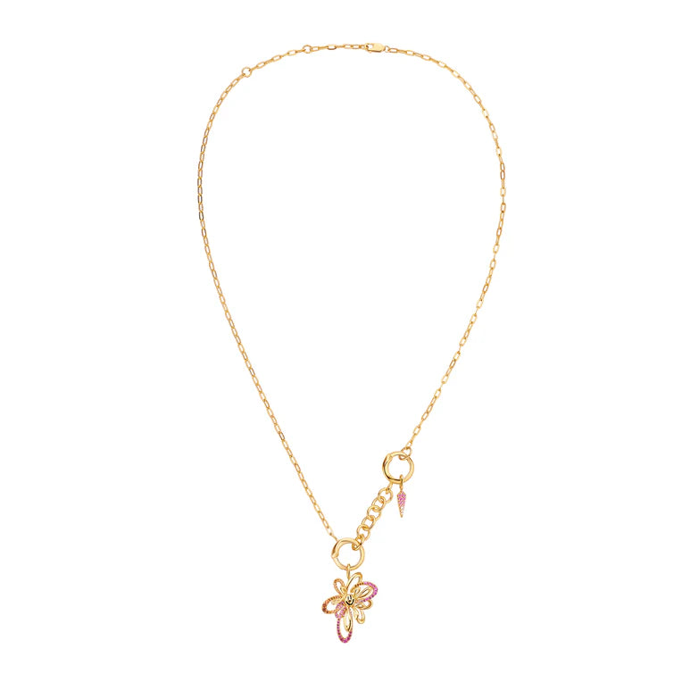 Gold Happy Flower Charm by Ania Haie