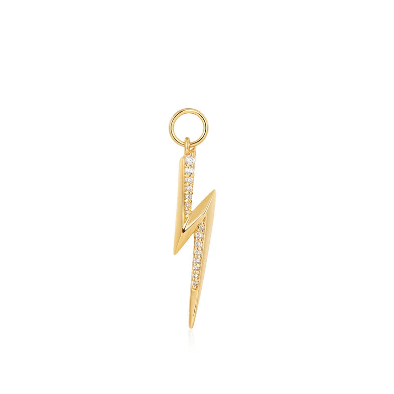 Gold Lightning Earring Charm by Ania Haie