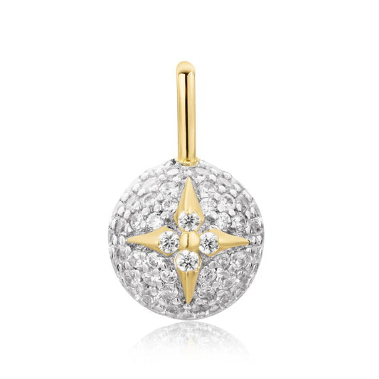 Gold Pavé Star Sphere Charm by Ania Haie