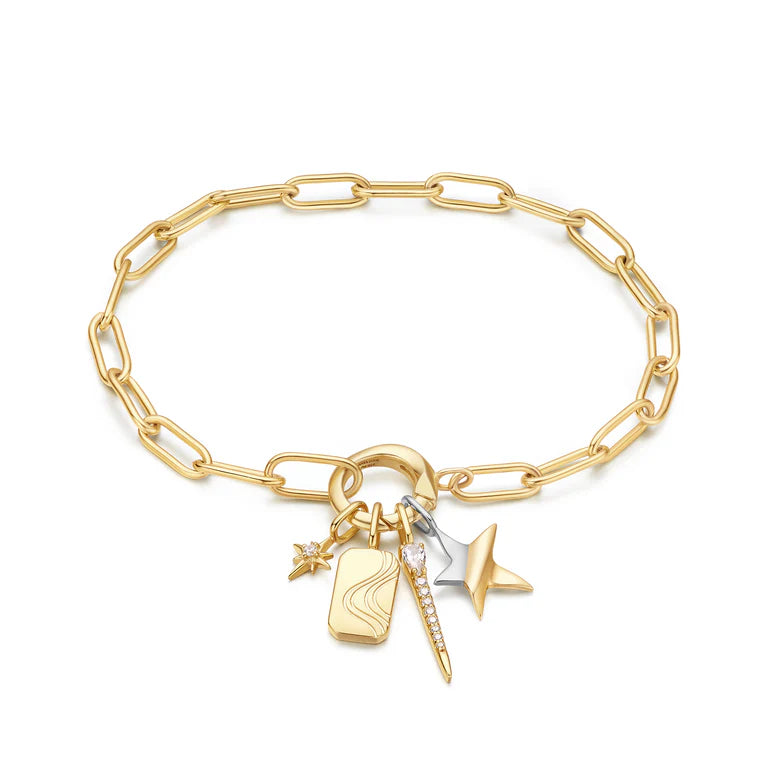 Gold Sparkle Bar Charm by Ania Haie