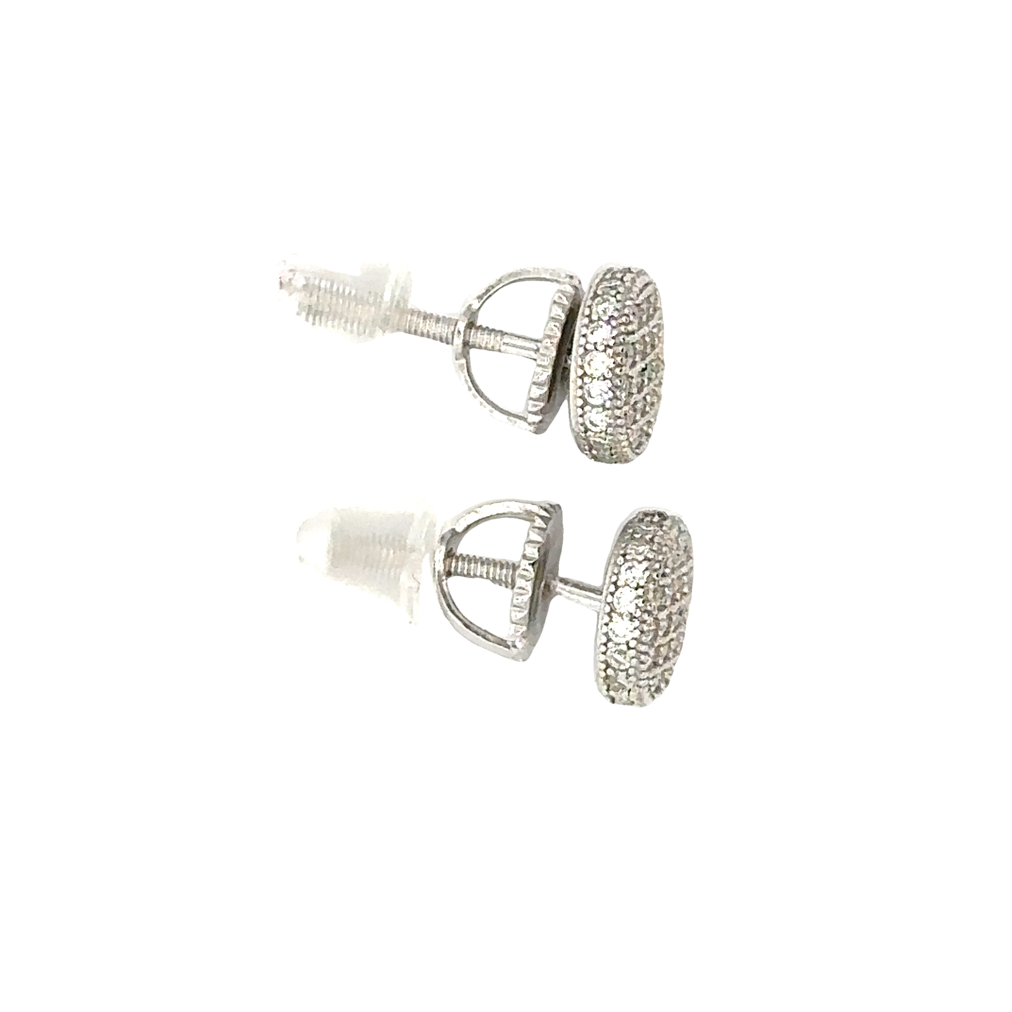 Moissanite Earrings side studs