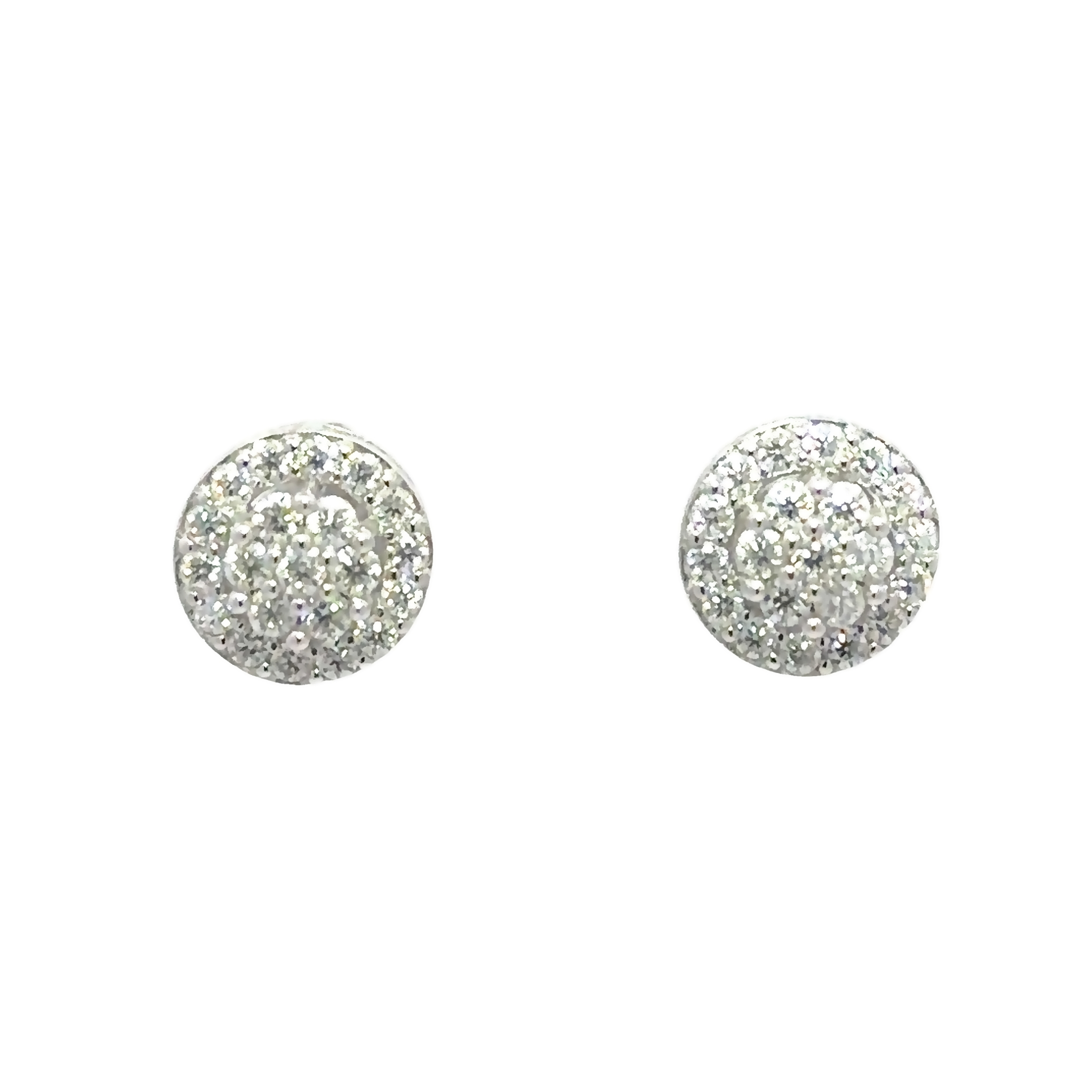 Moissanite Earrings Front Studs