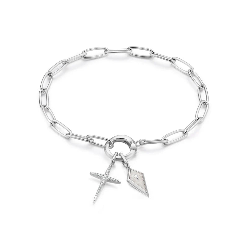 Silver Cross Charm by Ania Haie