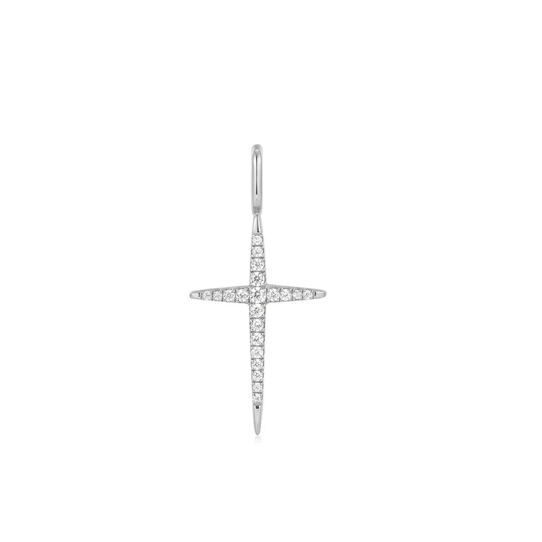 Silver Cross Charm by Ania Haie