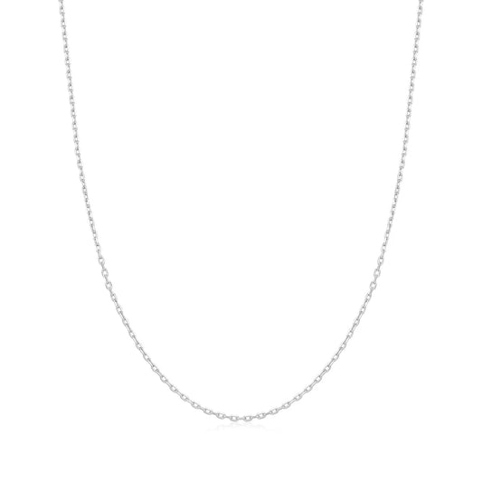 Silver Mini Link Charm Chain Necklace by Ania Haie