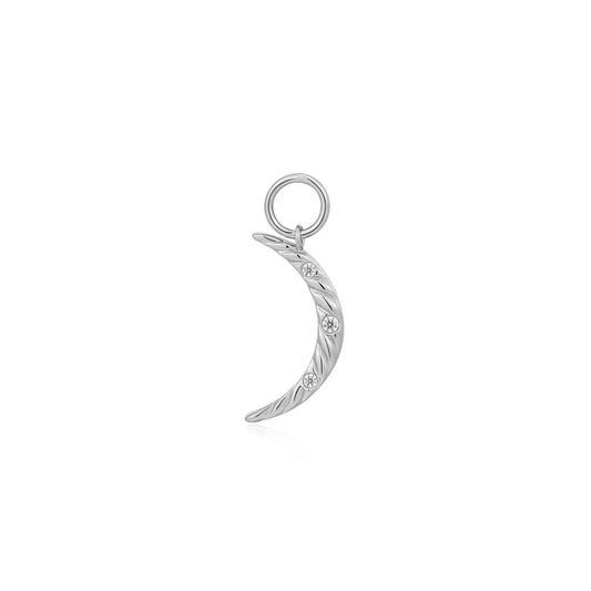 Silver Moon Earring Charm by Ania Haie