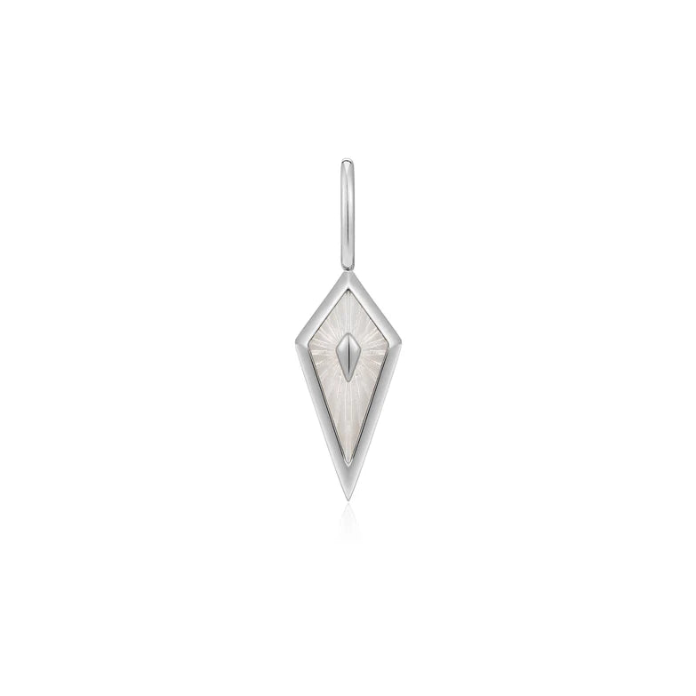 Silver Mother of Pearl Kite Charm by Ania Haie