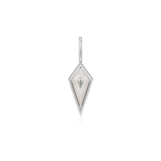 Silver Mother of Pearl Kite Charm by Ania Haie