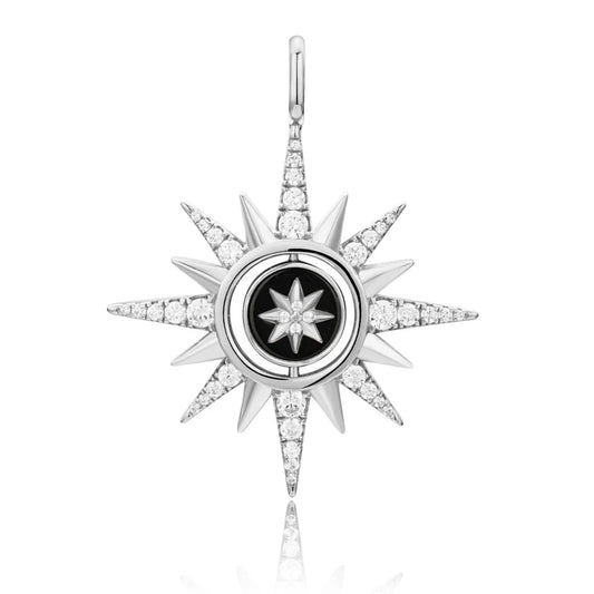 Silver Supernova Charm by Ania Haie