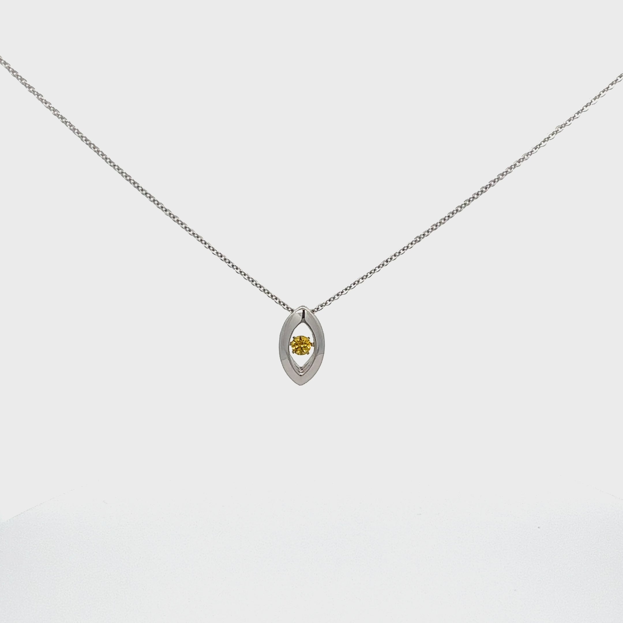 Adorn Sterling Silver Pendant Chain Necklace