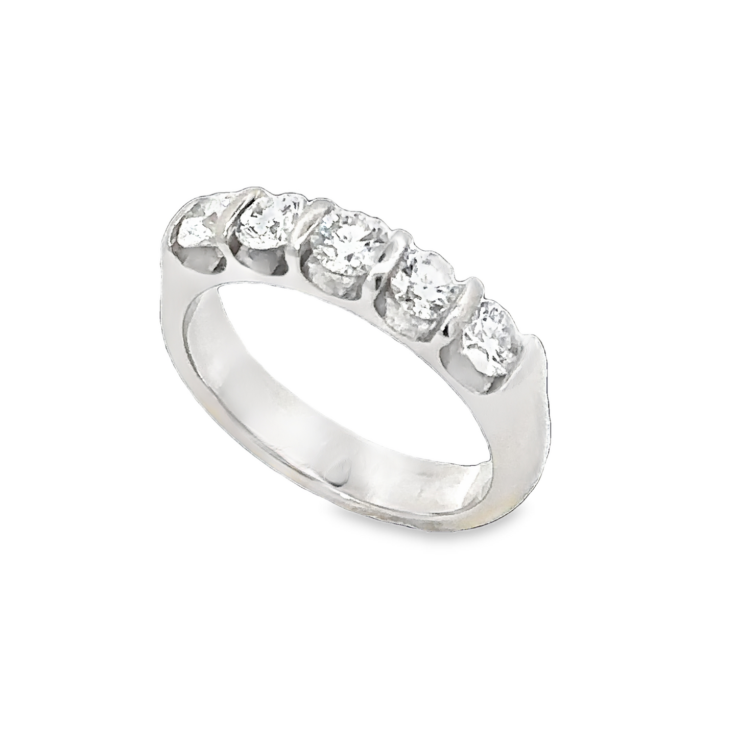 Rift Diamond Band Ring